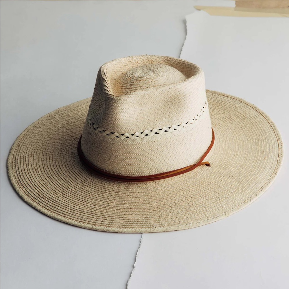 imogene + willie handwoven vented guatemalan palm hat